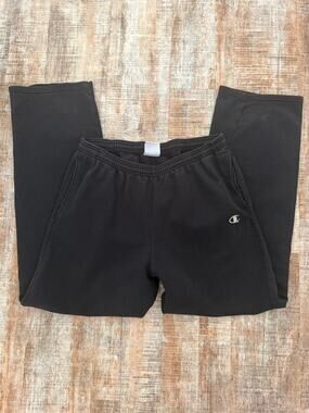 Vintage 90s Champion Black Drawstring Sweatpants Mens Size XL